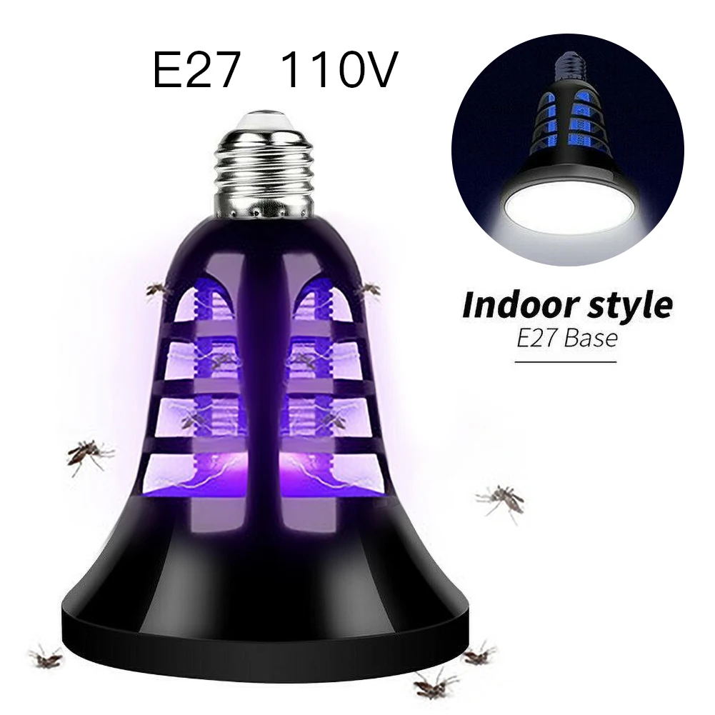 110V ~ 220V светодиодный противомоскитная лампа E27 Светодиодная для дома светильник