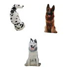 3D милая изгибающаяся собака с принтом, Реалистичная подушка в виде животного, голова, косплей, Детская любимая игрушка, подушка для дома