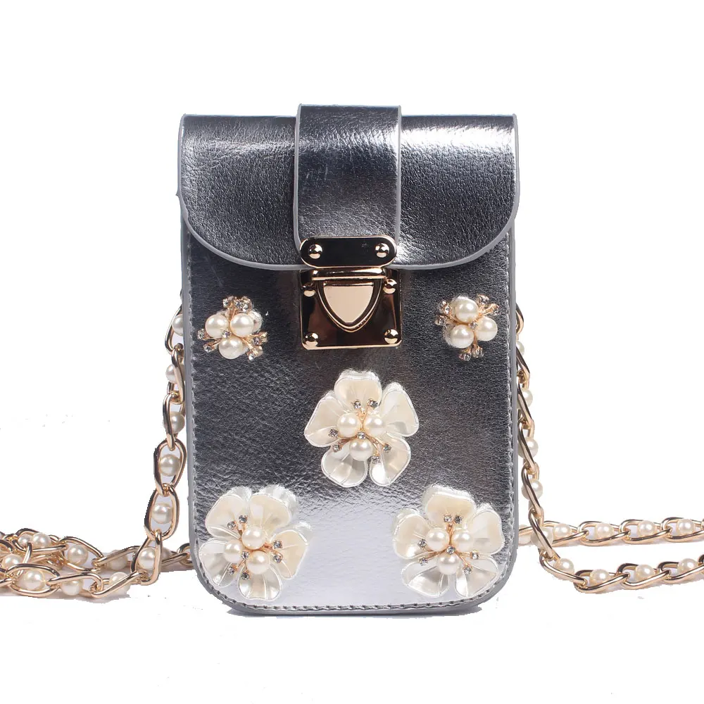 Повседневные маленькие бриллиантовые жемчужные сумки новые модные клатчи