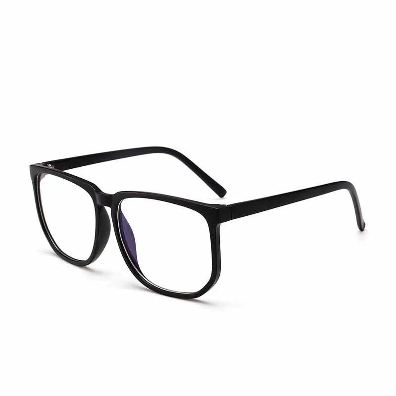 Fashion Anti Blue Light Square Men Optics Glasses Frame Women Solid Color Big Spectacles Frames Prescription Eyeglasses - Цвет оправы: 3