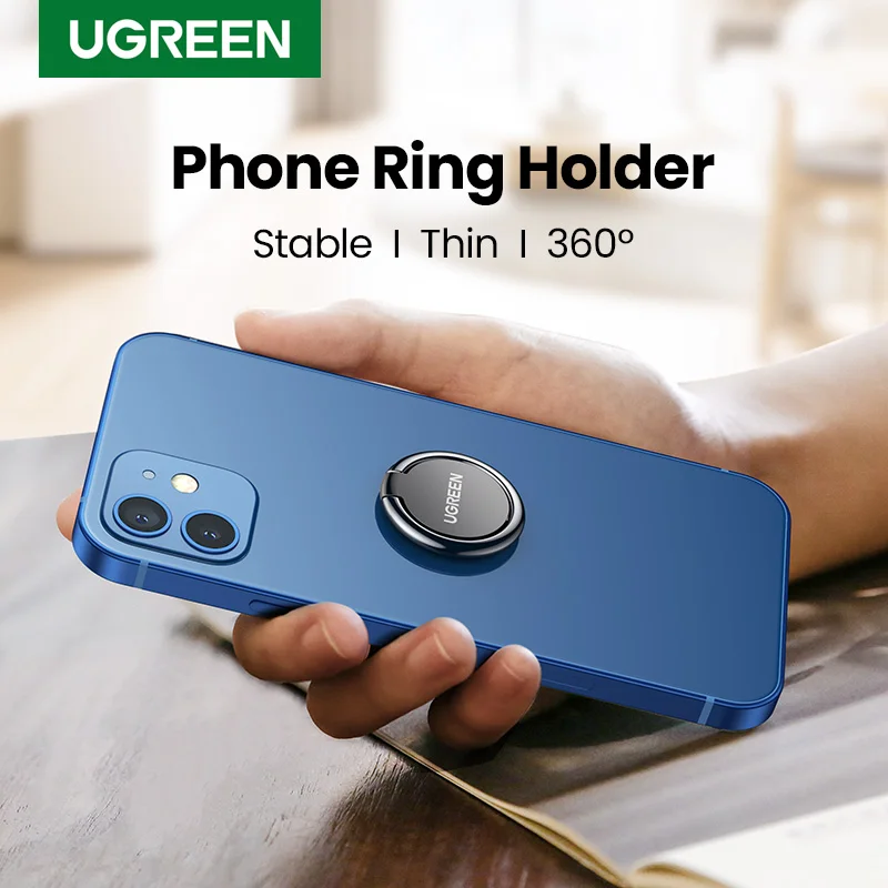 

Ugreen Cell Phone Ring Holder For Telephone 360 Degree Rotation Holder For iPhone 13 12 Pro Max Xiaomi Samsung Huawei Holder