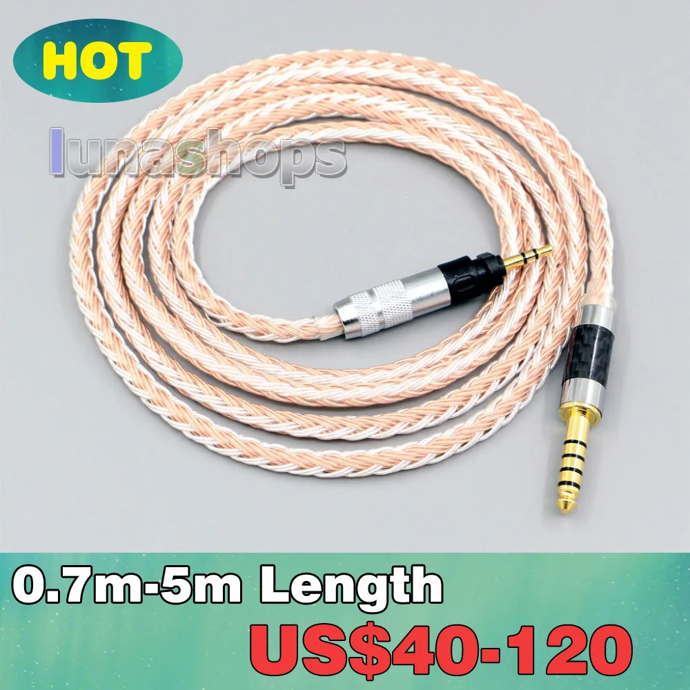 3.5mm 4pole TRRS Re-Zero Balanced 16 Core OCC Silver Mixed Headphone Cable For Shure SRH840 SRH940 SRH440 SRH750DJ LN005787
3.5mm 4pole TRRS Re-Zero Balanced 16 Core OCC Silver Mixed Headphone Cable For Shure SRH840 SRH940 SRH440 SRH750DJ LN005787