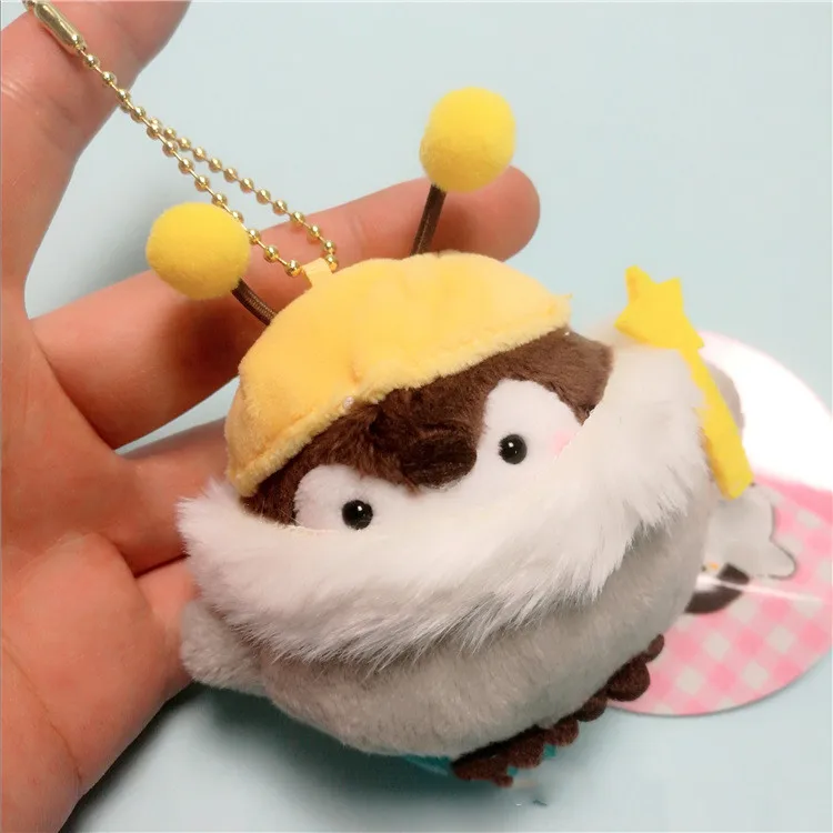 

Day Single Change Positive Energy Penguin Keychain Transformed Into Plush Bee Key Chain Toy Doll Pendant Keyring