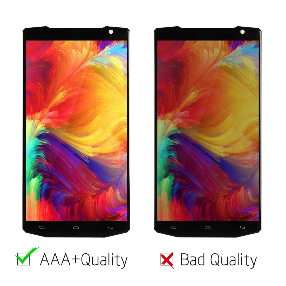 Высококачественный ЖК дисплей для Oukitel K10000 сенсорный экран дигитайзер полная