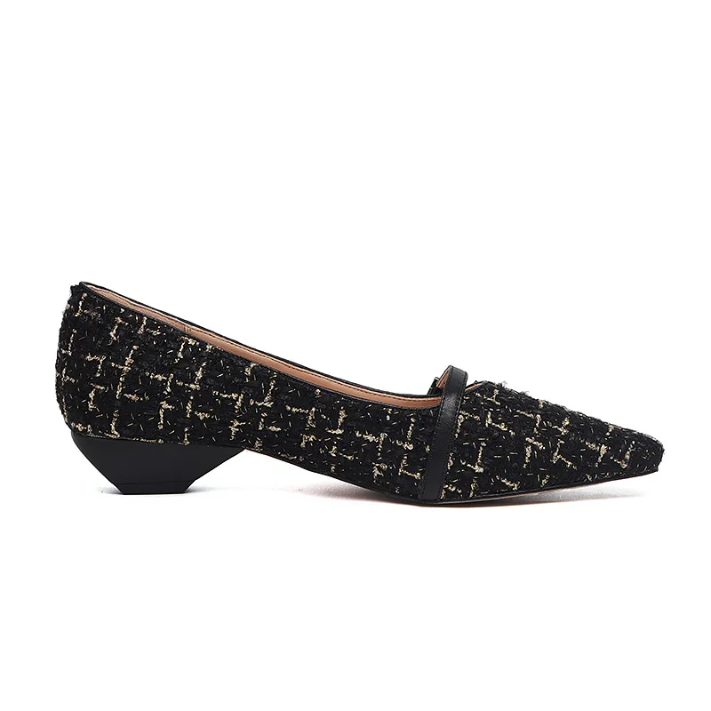 

ZVQ Spring New Fashion Women Shoes Outside Comfortable Buckle Square Toe Genuine Leather Women Shoes Drop Shipping Size 33-40