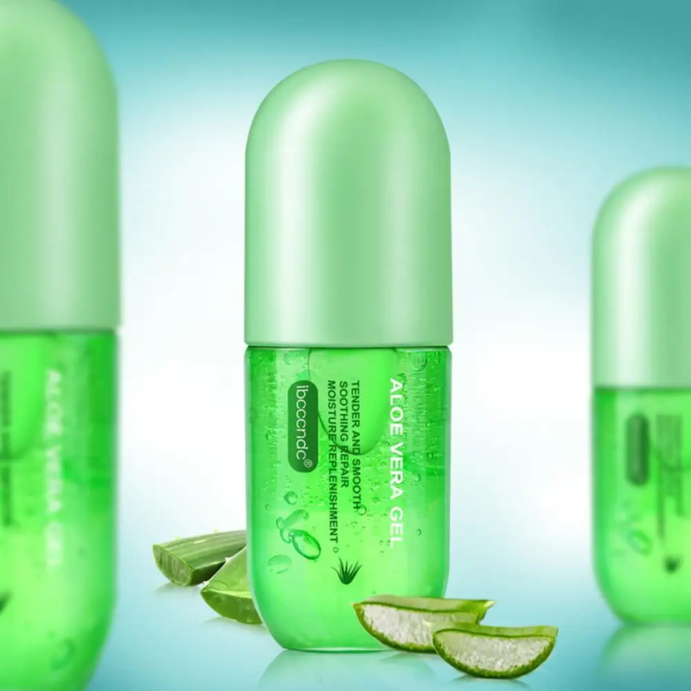 

Capsule Aloe Gel Acne Repellent Sunscreen Makeup Remover Care Moisturizing Anti-wrinkle Whitening Skin Aloe Soothing Gel