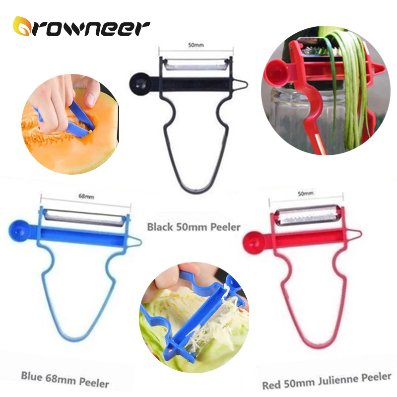 3 шт. Овощечистка лезвие из нержавеющей стали поворотный нож для нарезания