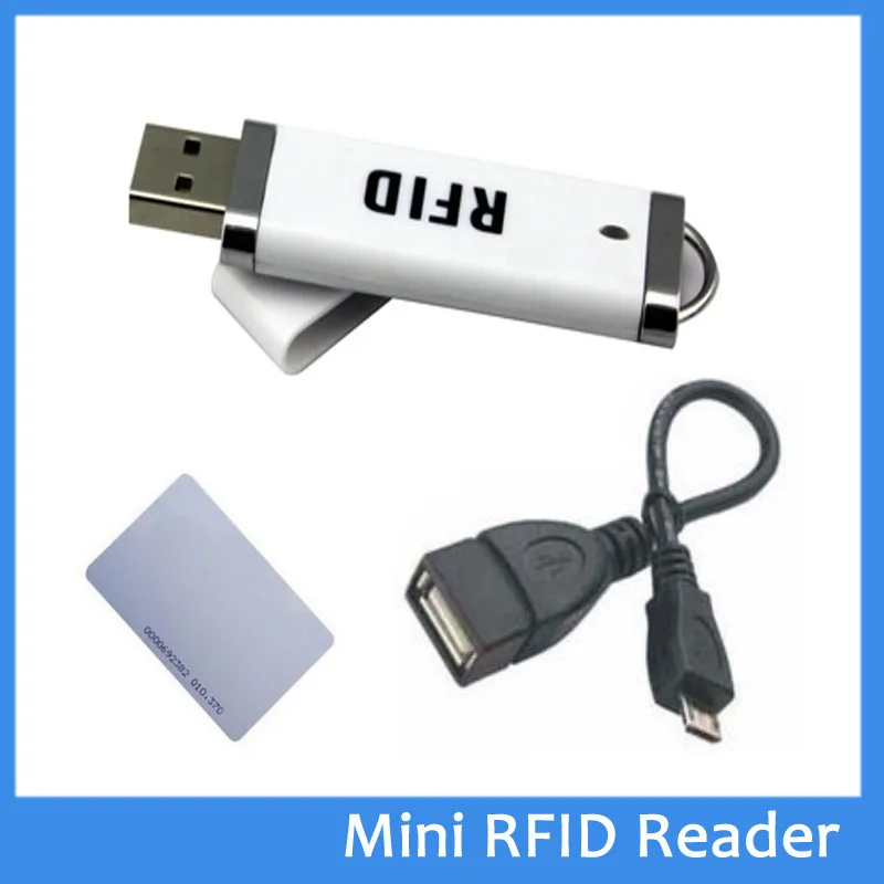 Бесплатная доставка Новый мини USB 125 кГц RFID считыватель для Android Mac Windows Linux 10 битный