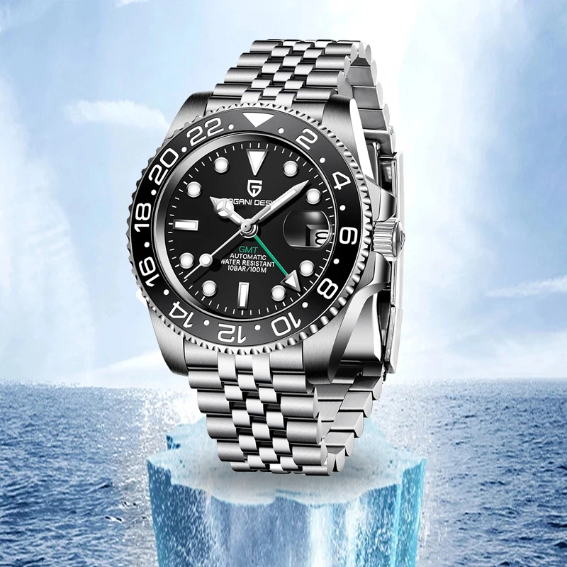 

Часы Pagani Design Мужские механические, автоматические, водонепроницаемые 100 м