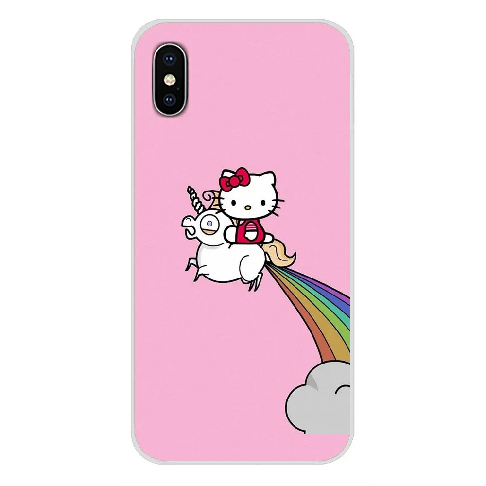 Unicorn Saw Clouds Rainbow Accessories Phone Cases Covers For Motorola Moto X4 E4 E5 G5 G5S G6 Z Z2 Z3 G G2 G3 C Play Plus | Мобильные