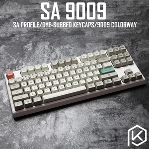 9009 colorway sa profile dye sub keycap set thick pbt plastic keyboard gh60 xd60 xd84 cospad tada68 rs96 zz96 87 104 660 free global shipping