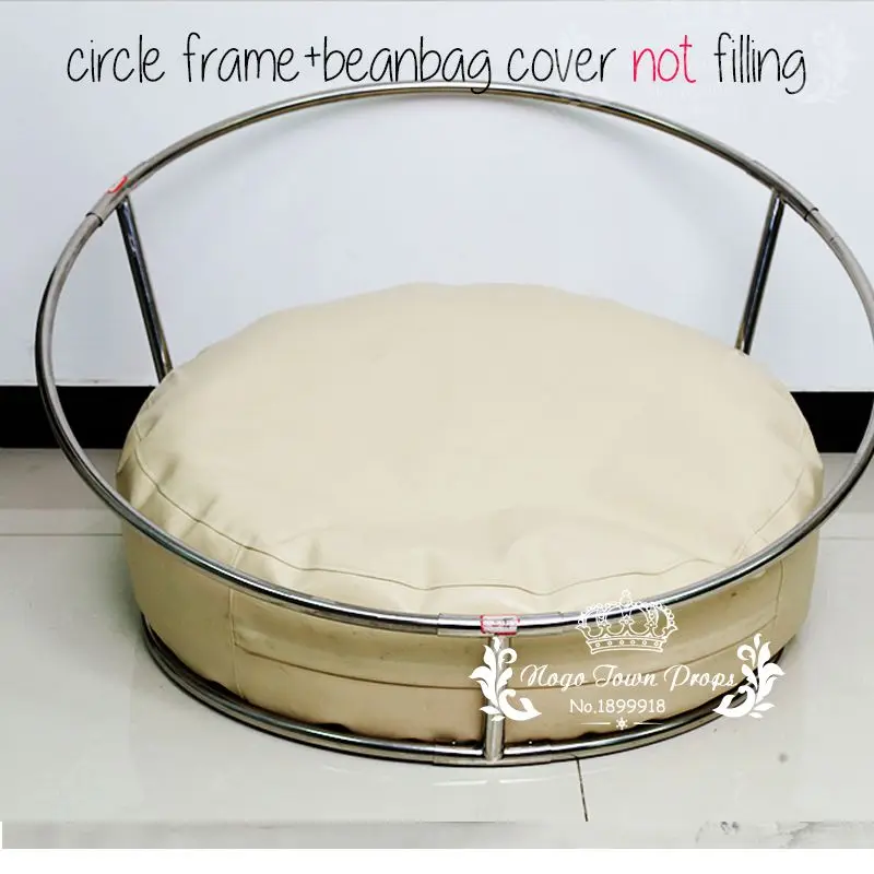 Baby Posing Beanbag Frame Set Backgrounds Photography Stand Photo Props Poser Accessories Studio Bebe Bean Bag for Newborn | Мать и