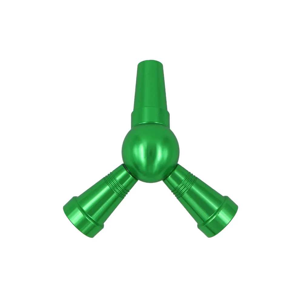 SY One Divides Into Two Shishia Hookah Adapter Splitter Hose Connect Hookah Narguile Accessories - Цвет: Green