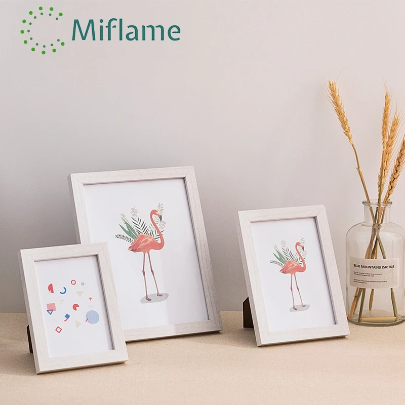 black white wooden photo frame display wall hangings for living room home decoration 5678 inch picture frame free global shipping