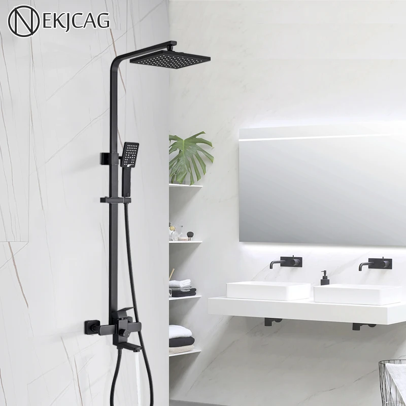 Полированный хромированный смеситель для душа поворотный кран из АБС пластика 8