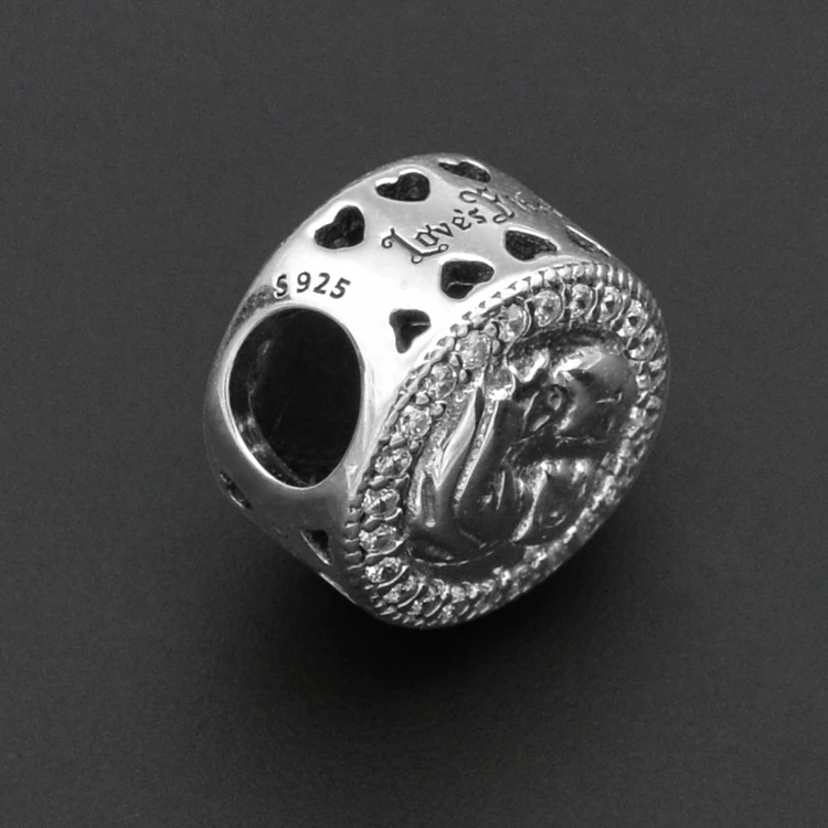 

High Quality Openwork Snow White 80th Anniversary Charms 925 Sterling Silver New Bead DIY Woman Jewelry Bracelets