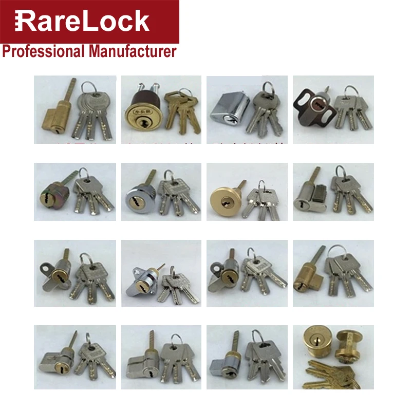 Rarelock дверной замок цилиндр для дома ворота спальня ванная комната отель офисная Дверь Аксессуары для замены DIY MS562 hh