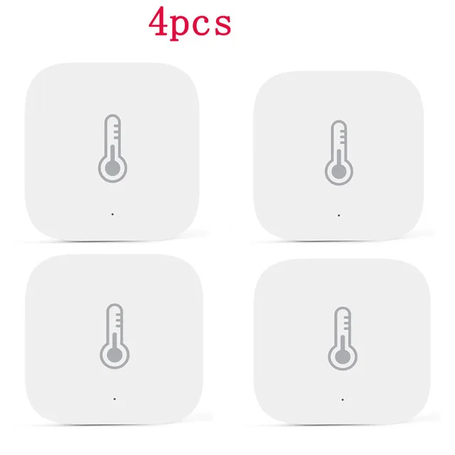4pcs Xiao mi AQara умная температура Hu mi dity датчик давления воздуха ZigBee Wifi беспроводная работа с Xio mi Smart mi Home App - Цвет: 4pcs