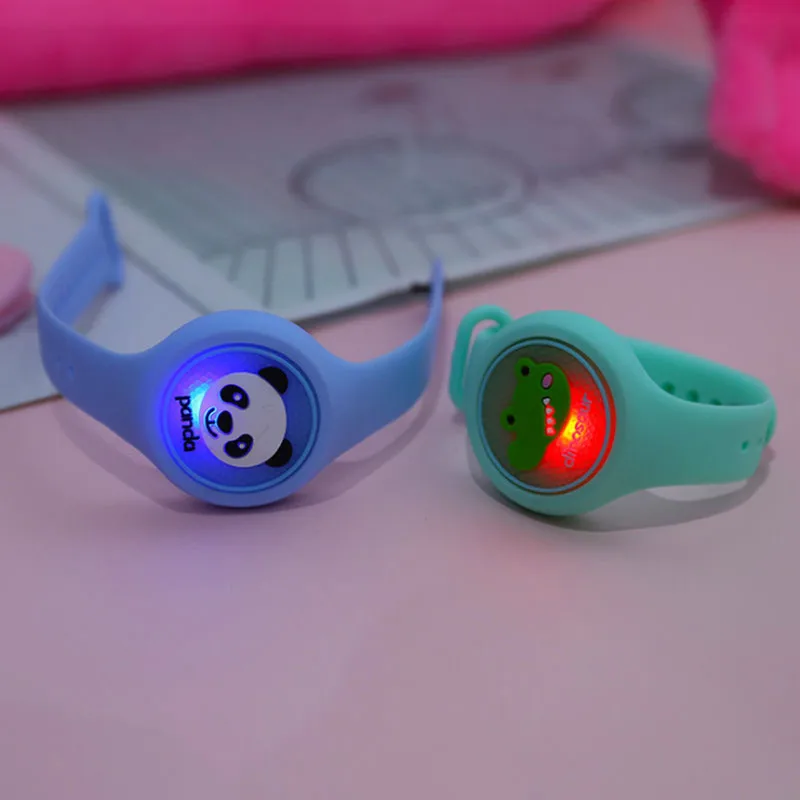 Летние браслеты с защитой от комаров портативные силиконовые для взрослых детей