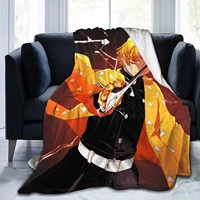 zeni tsu blanket anime flannel throw blankets ultra cozy warm bed blankets plush blanket for couch sofa living room