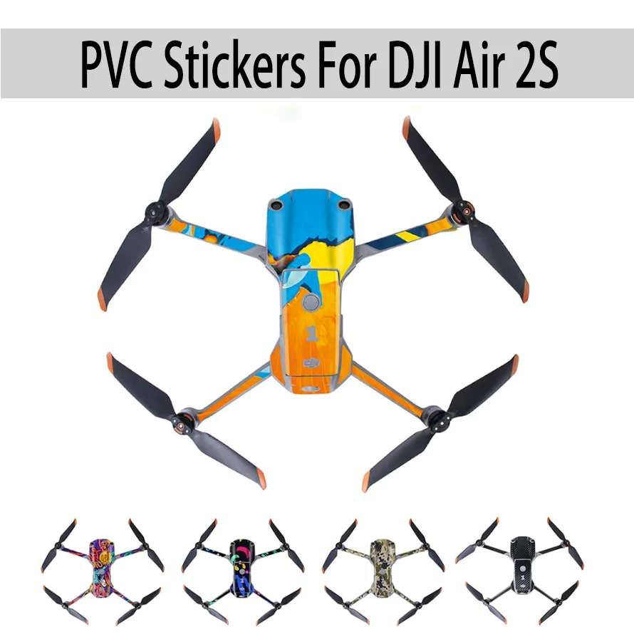 Stickesr для DJI Mavic Pro Air 2S ПВХ наклейка боди арта Аккумулятор беспилотника устойчивая