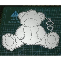 little lovely bear metal cutting dies scrapbooking album paper diy card decoration craft embossing die cuts 2020 new