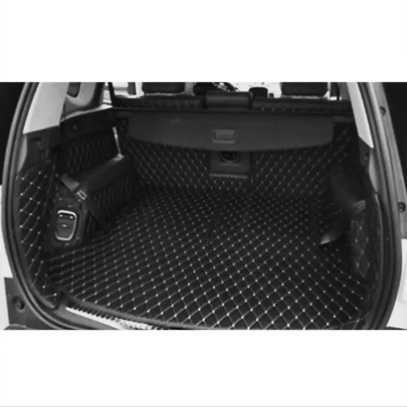 for renault espace luxury fiber leather car trunk mat 2015 2016 2017 2018 2019 2020 rug carpet boot luggage