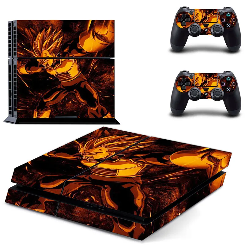 Виниловый геймпад Dragon Ball Super чехол для игры PS4 PlayStation 4 и 2 геймпада|Наклейки| |
