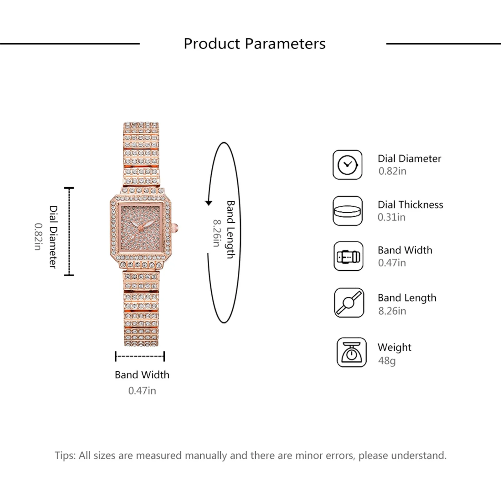 

Ladies Steel Band Watch Band Watch Band Ladies Quartz Watch Luxury Women's Casual Watches Waterproof Watch Women Fashion