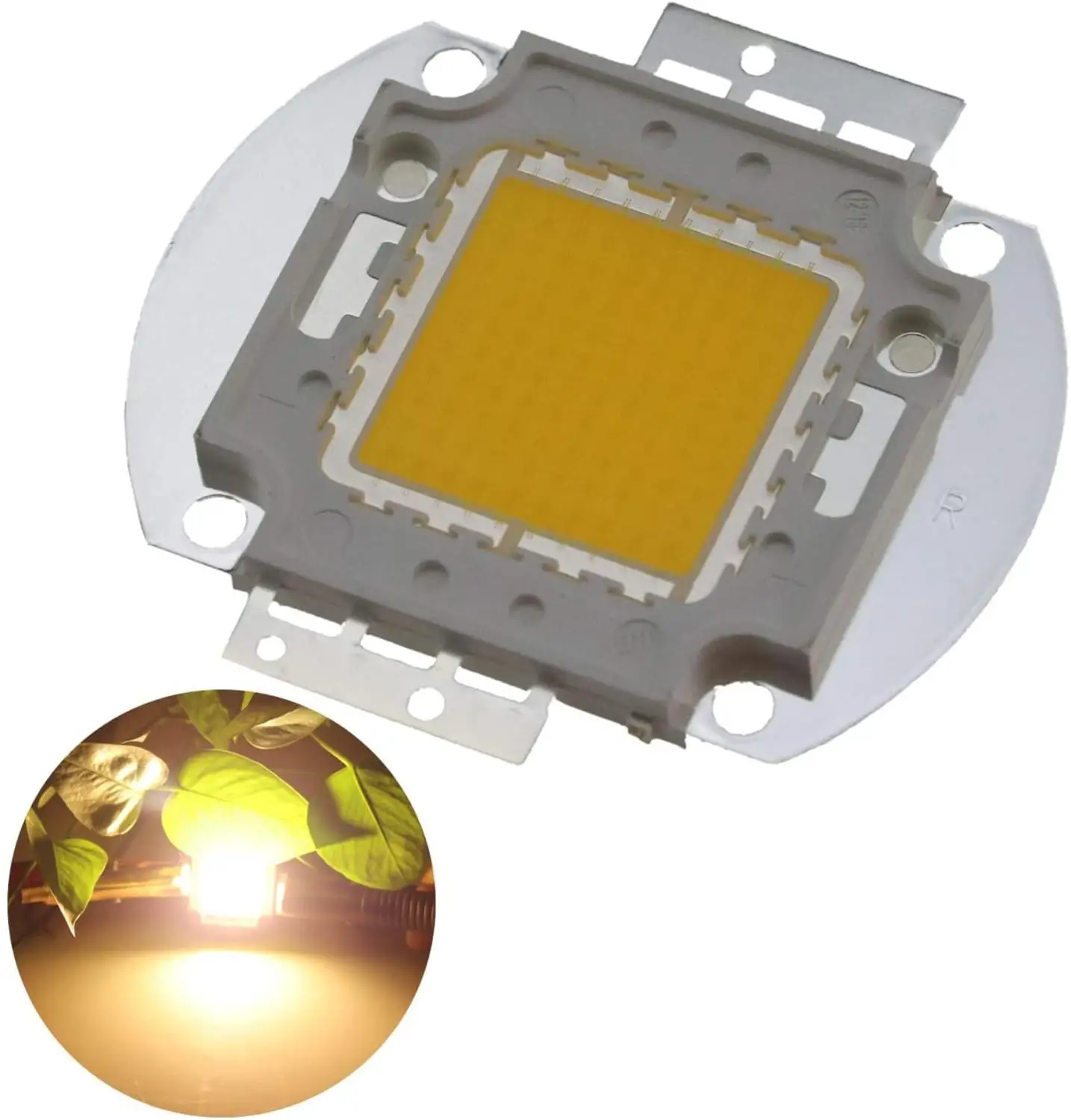 Kawatik супер яркий светодиодный чип высокой мощности 100 Вт SMD COB светильник для