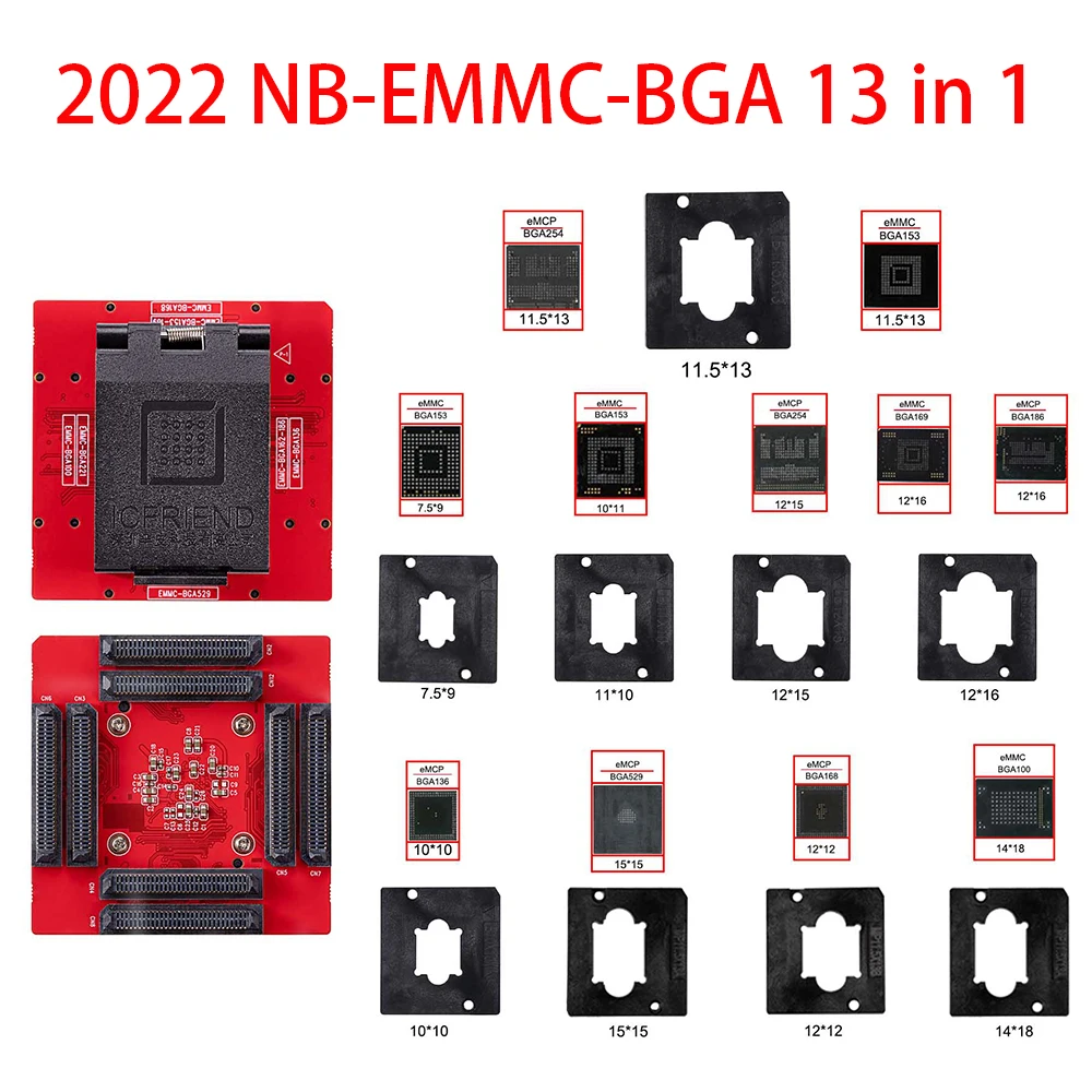 Фото 2022 обновление E MATE BOX ICFriend E-MATE X EMATE EMMC BGA 13 в 1 для телефона BGA254 100 168 153 169 162 186 2022 обновление E MATE BOX ICFriend E-MATE X EMATE EMMC BGA 13 в 1 для телефона BGA254 100 168 153 169 162 186