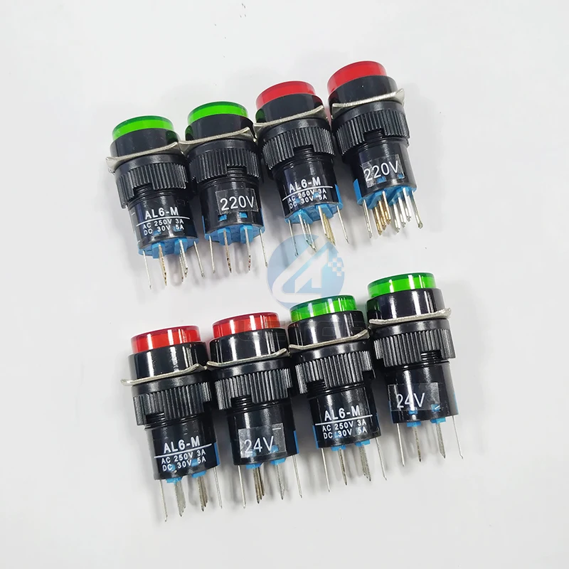 AC 3A 250V DC 30V 5A 8Pin AL6-M не самостоятельно кнопка блокировки переключателя | Компьютеры