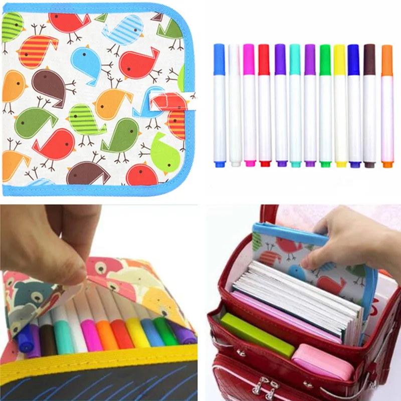 

Set Portable Soft Chalk Drawing Board