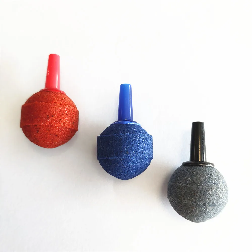 

3 Colors Ball Type Air Bubble Stone Aerator for Aquarium Fish Tank Pump Hydroponic Oxygen Mini Accessories Dropshipping