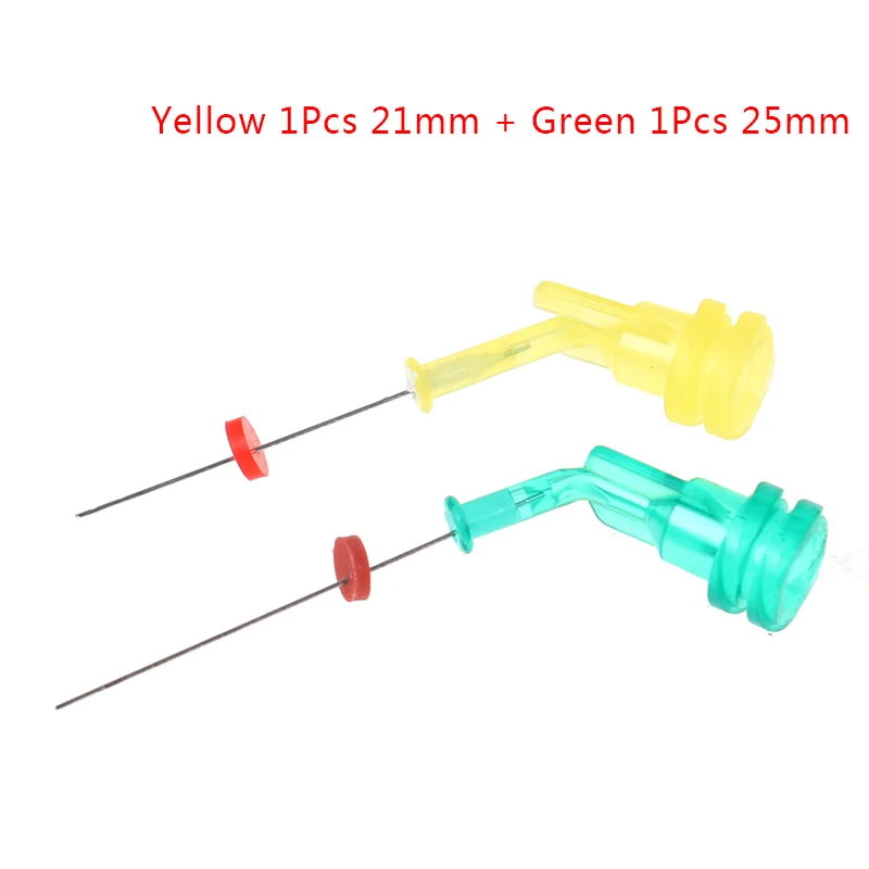 

2Pcs Reusable Dental Endo Irrigation Needle Tip Elbow Double Side Hole For Root Canal Cleaning Syringe Anterior & Molar Teeth