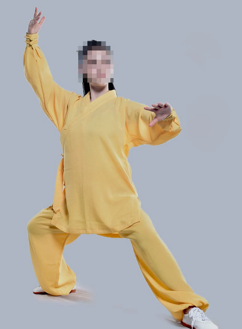 Льняной халат Wudang taoist унисекс высшего качества 22 цвета искусственная Роба кунг