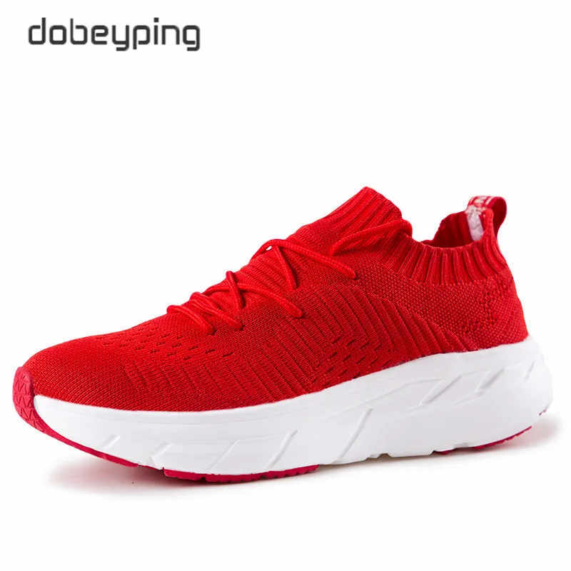 Женские дышащие кроссовки dobeyping мягкие Прогулочные из сетчатого материала на