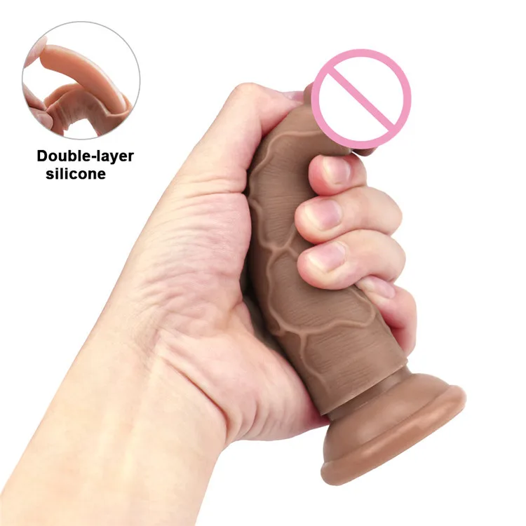Силиконовый реалистичный фаллоимитатор GaGu для женщин стимуляция точки G