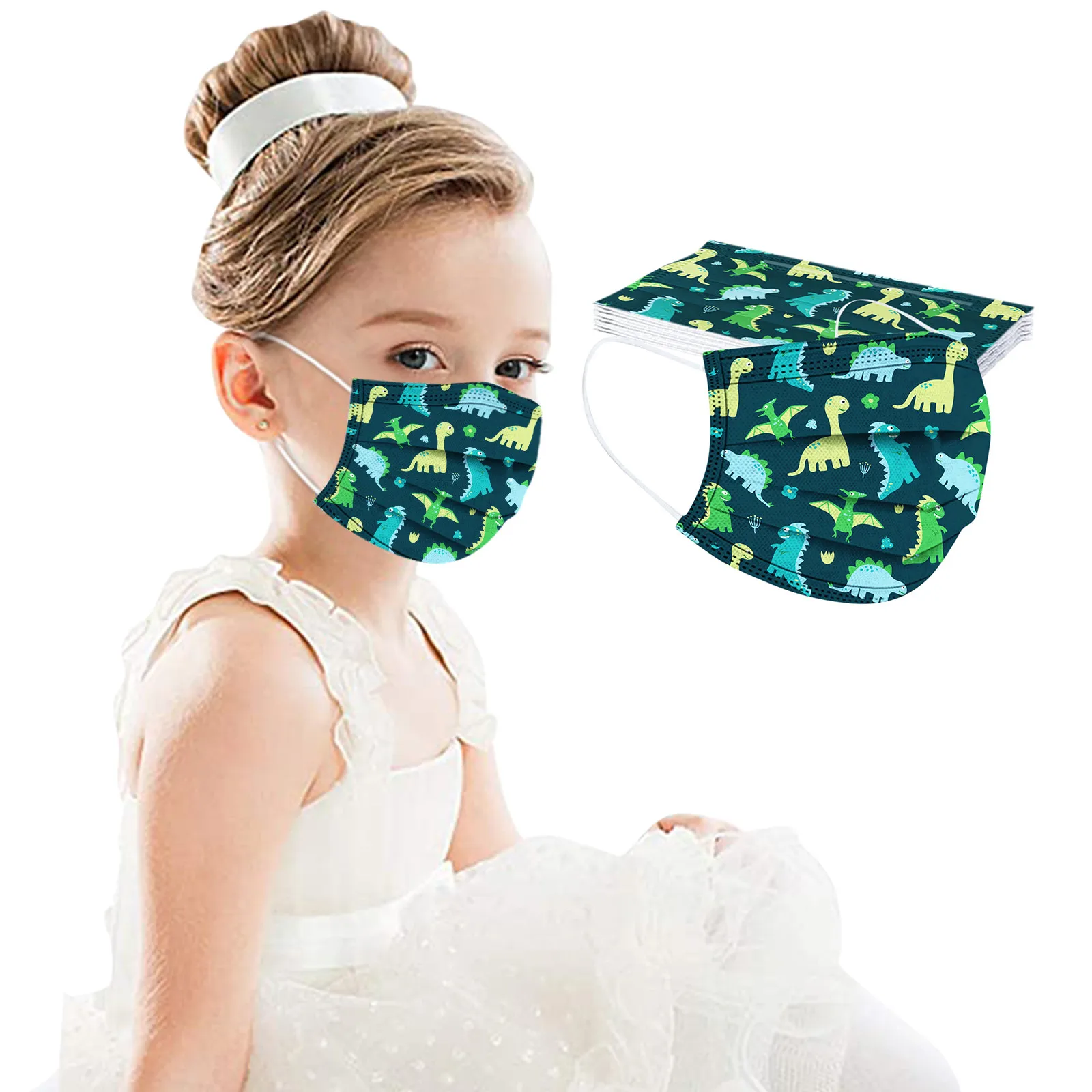 10 шт. пасхальные Смешные одноразовые маски для лица в виде кролика - купить по