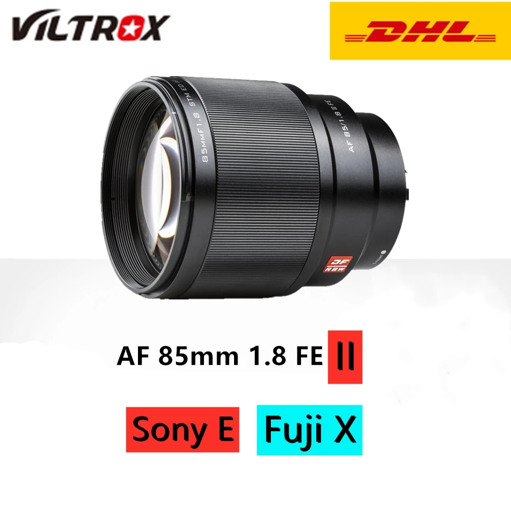 

Viltrox 85mm f1.8II STM Auto Focus Full-Frame Portrait Prime Lens For Fuji X-Mount Camera X-T3 X-Pro2 Sony E-Mount A9 A7M3 A7R2