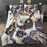 3d printed bedding set painting owl bird queen king size duvet cover set twin full single double bedclothes for child kid adult