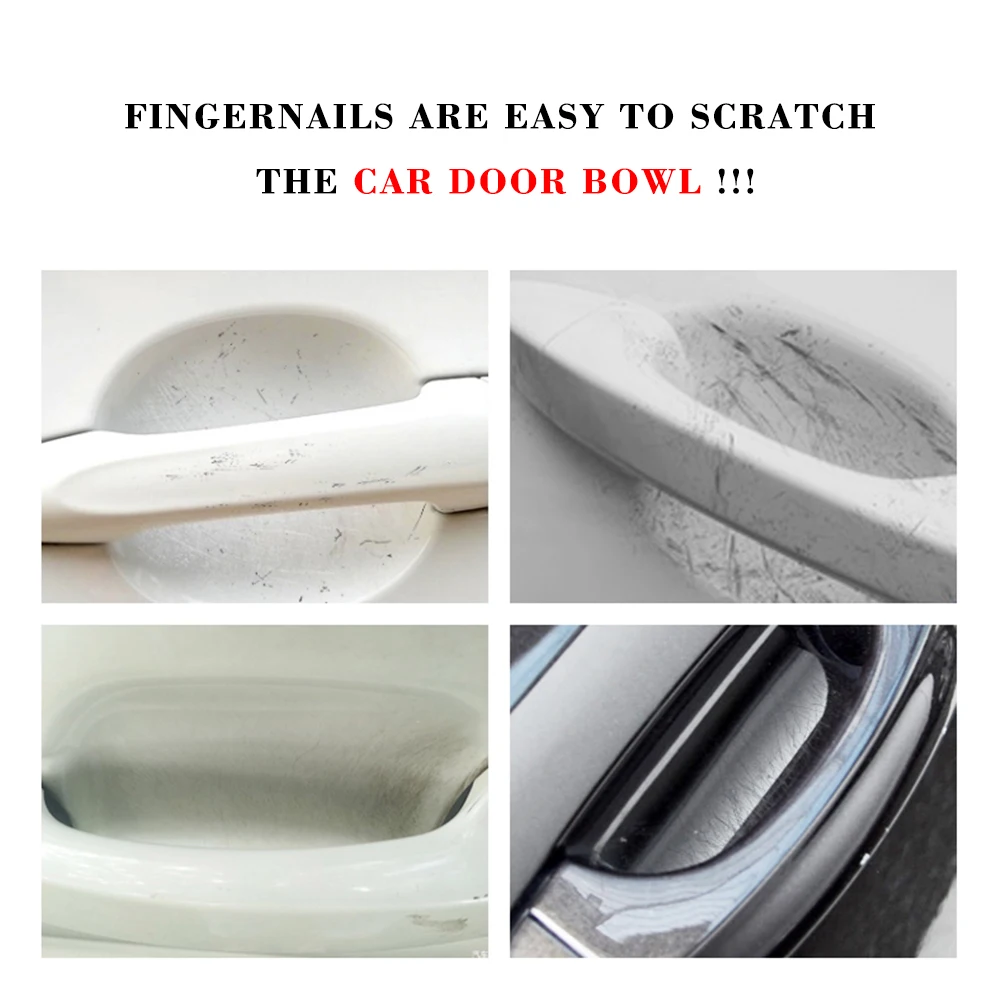 4 шт. автомобильные наклейки на дверные чаши из углеродного волокна | Автомобили и