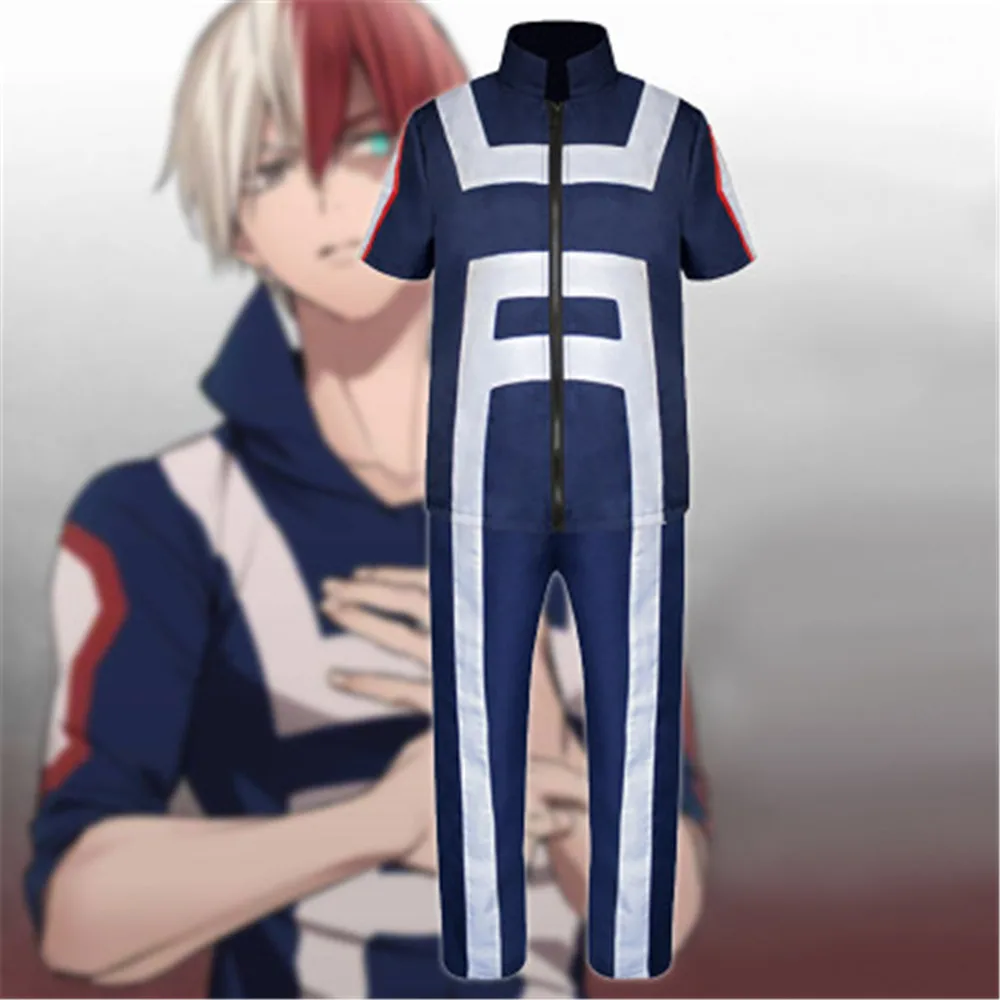 Аниме Boku no Hero Bakugou Katsuki/Iida Tenya/Todoroki Shouto Косплей Костюм моя геройская Академия