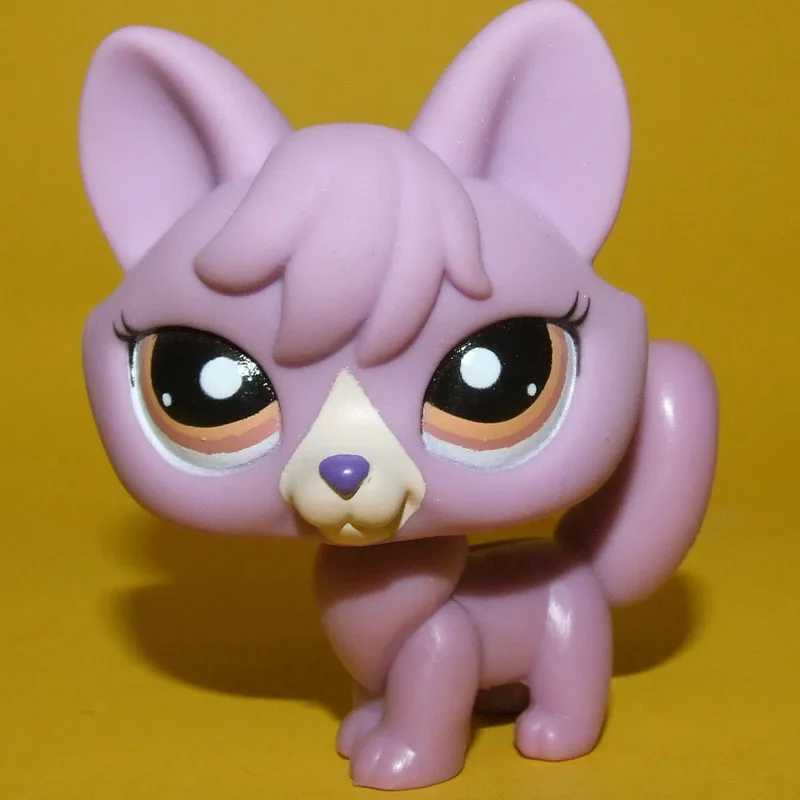 LPS редкая кошка из коллекции pet shop игрушки #1536 коричневый загар Мерцающая лиса