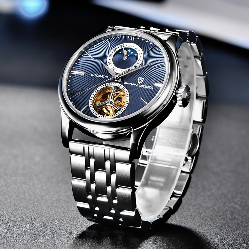 PAGANI Дизайн Топ марке Herrenuhr режим Tourbillon Automatik Mechanische часы Uhr Herren машиностроительный