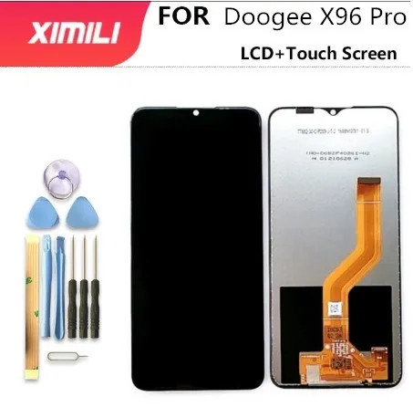 new original lcd display screen touch digitized assembly replacement with tools for doogee x96 pro phone free global shipping