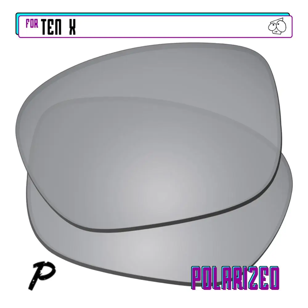 

Поляризованные Сменные линзы EZReplace для солнцезащитных очков Oakley Ten X-серебристые P