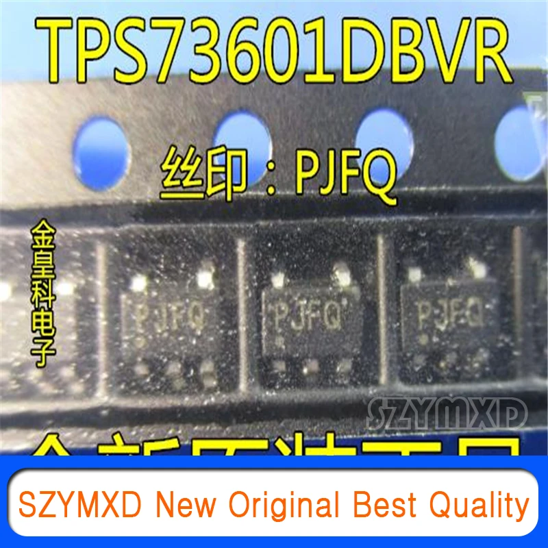 

10Pcs/Lot New Original TPS73601DBVR Silk Screen PJFQ SOT23-5 LDO Regulator 400mA 1.1-5.5v Output Chip In Stock