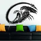 Наклейка на стену с изображением инопланетянина, монстра, любителей фильмов, кинотеатра, двери, окна, дома, гостиной, Виниловая наклейка