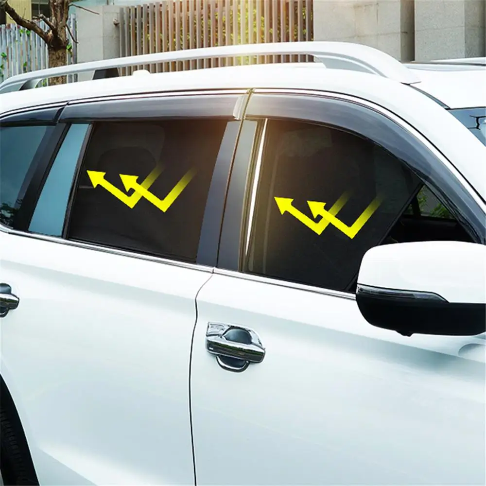 Передние и задние 4 шт. магнитные оконные занавески козырек для Toyota RAV4 солнцезащитный козырек боковое окно солнцезащитные козырьки для RAV4